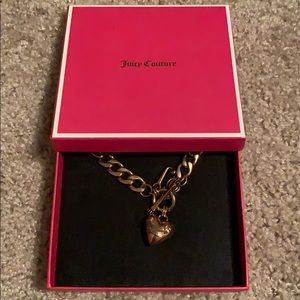 Juicy Couture Rose gold chain necklace